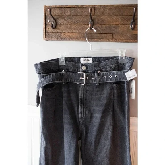 AGOLDE Reworked 90’s Straight in Pave Jeans 29 NWT - Picture 5 of 7